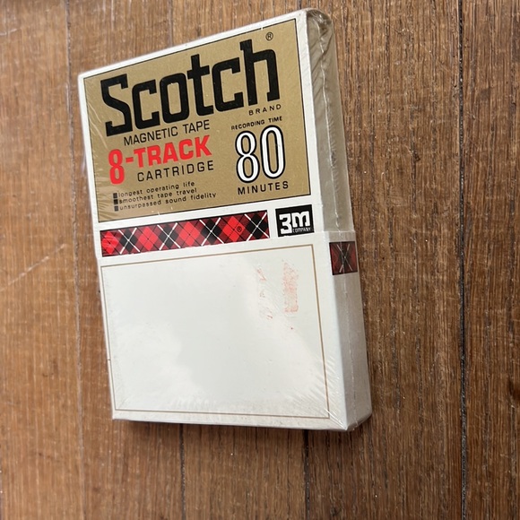 NEW SEALED SCOTCH MAGNETIC TAPE 8-Track Cartridge 80 Minutes Recording Time - Picture 14 of 16